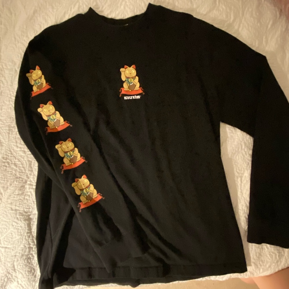 Graphic lucky good time t shirt LE Ice cream